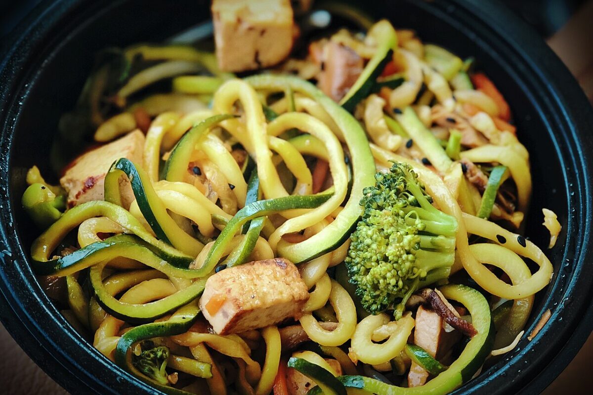 Zucchini Noodle Pesto Bowl — Healthy Recipes recipe